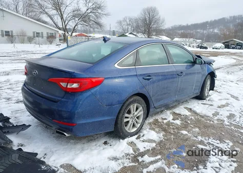 2016 Hyundai Sonata Se from USA, damaged, VIN 5NPE24AF5GH292686